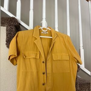 Madewell Yellow Jumpsuit - L